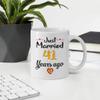Amazing 41th Wedding Anniversary For Wife Husband After 41 Years Of Marriage 11Oz White Ceramic Mug view 1