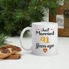 Amazing 41th Wedding Anniversary For Wife Husband After 41 Years Of Marriage 11Oz White Ceramic Mug view 2