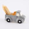 Mud Pie Pumpkin Tray & Mini Truck Toothpick Holder, Tray 9" x 12" | Truck 2" x 3 1/2" view 4