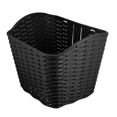 Wakauto 1pc Basket Retro Style Storage for Books Groceries and Essentials for Cycling Adventures and Daily Commutes Woven Design