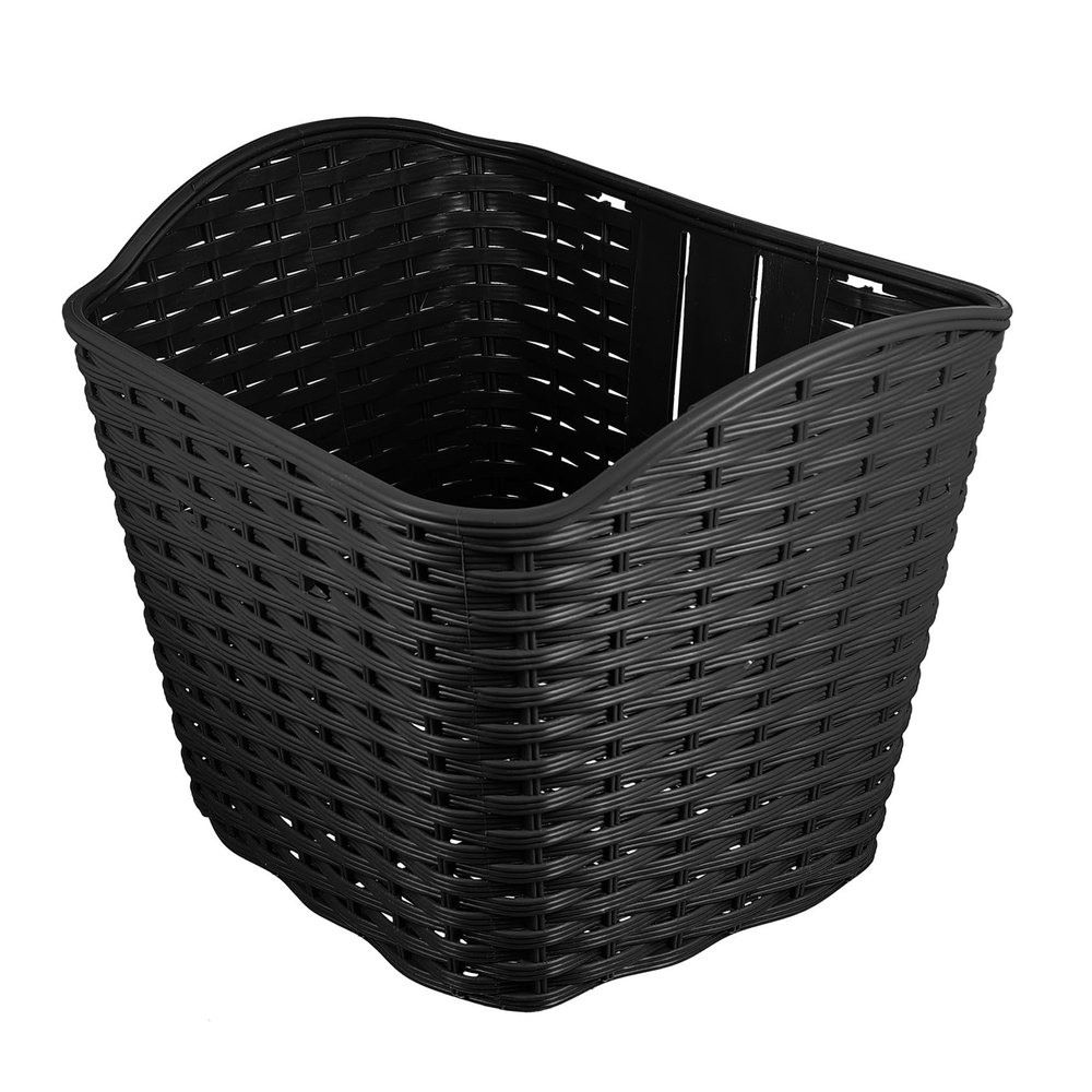 Wakauto 1pc Basket Retro Style Storage for Books Groceries and Essentials for Cycling Adventures and Daily Commutes Woven Design