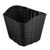 Wakauto 1pc Basket Retro Style Storage for Books Groceries and Essentials for Cycling Adventures and Daily Commutes Woven Design view 1