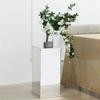 Pamela Leigh 24" Silver Mirror Finish Acrylic Pedestal Risers Display Boxes Floor Vase Cake Riser view 1