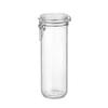 Bormioli Rocco Fido Cylinder Glass Jar with Airtight Gasket Clamp Lid for Canning and Preserving, or Storing Pasta and Dry Foods, 17 oz., Set of 6 view 3
