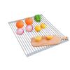 Ahyuan Large Roll up Dish Drying Rack Silicone Foldable Dish Rack Over Sink Dish Drainer Roll-up Sink Drying Rack Full Silicone Coated Stainless Still Dish Drying Rack (Warm Grey, 17.5''X15.75'') view 3