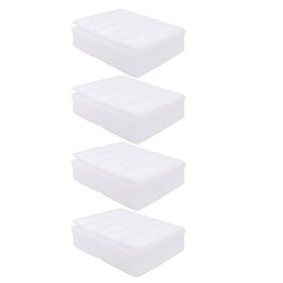 Cabilock 4pcs Storage Trays with Lid Packing Container for Kitchen Organization and Outdoor Use Protects against Breakage