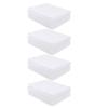 Cabilock 4pcs Storage Trays with Lid Packing Container for Kitchen Organization and Outdoor Use Protects against Breakage view 1