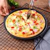 Roucerlin Thick Pizza Pan, Nonstick Pizza Baking Pan Steel, Round Tray Baking Sheet (11.4 Inches) view 4