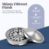 Communion Ware Church Set | 1 Communion Wine Tray with Center Bread Plate and Cover | 32 Cups Capacity Tray | Ideal for Churches | Stainless Steel - Shiny (Silver) Finish view 3