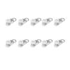 Wakauto 20pcs Plastic Curtain Pulley Hooks Easy Install Rod Slides for Standard Traversing Rods view 1