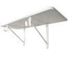 2 Pack Heavy Duty Closet Shelf and Rod Brackets,Shelf Brackets Clothes,Closet Shelves Bracket with Rod Shelving Support,with Screws White view 3