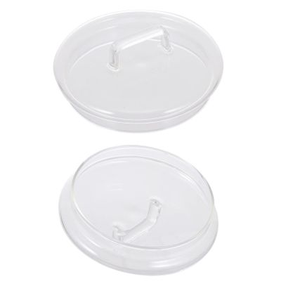 2pcs Storage Jar Lid Lids Storage Jar Covers Replacement Covers Glass Bottle Glass Cover
