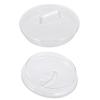 2pcs Storage Jar Lid Lids Storage Jar Covers Replacement Covers Glass Bottle Glass Cover view 1