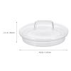 2pcs Storage Jar Lid Lids Storage Jar Covers Replacement Covers Glass Bottle Glass Cover view 2