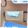 Wakauto 1pc Sequin Car Visor Tissue Box Stylish Napkin Holder for Sun Visor Convenient Storage for Masks and Tissues for Vehicles view 2
