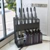Umbrella Racks WXYZ Large-Capacity Metal Business Umbrella Stand, Floor-Standing Frame Umbrella Barrel, Saving Space 48x27x60cm (Color : Black) view 2