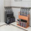 Umbrella Racks WXYZ Large-Capacity Metal Business Umbrella Stand, Floor-Standing Frame Umbrella Barrel, Saving Space 48x27x60cm (Color : Black) view 3