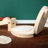Essential Kitchen Gadget Wooden Dumpling Wrapper Mold for Making Stuffed Dumplings Biscuits view 2