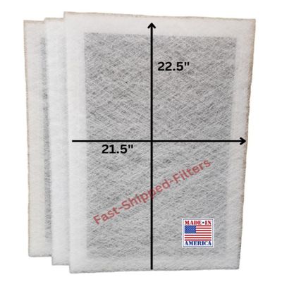 Fast-Shipped-Filters 3 Pack 24x24 Replacement Filter Pads Compatible with Dynamic Air Cleaner 24x24 Refill White