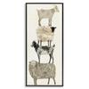 Stupell Industries Fun Stacked Sheep and Goats Farm Animals view 1