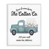Stupell Industries 'Toilet Paper Cotton Delivery Truck', Framed Giclee Art, White, 16 x 20 Inches, Easy to Hang and Sturdy, Made in USA, by Lettered and Lined view 1