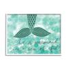 Stupell Industries Teal and Green Script Be A Mermaid view 1