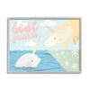 Stupell Industries Best Friends Narwhal and Unicorn Collage view 1