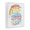 Stupell Industries Somewhere Rainbow, Design by Erica Billups Wall Art, 11 x 14, Multi-Color view 3