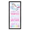 Stupell Industries Always Be Yourself or a Unicorn Quote Kid's Pink Design view 1