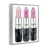 Stupell Industries Three Pink Lipsticks, Design by Amanda Greenwood Gray Framed Wall Art, 24 x 30 view 3
