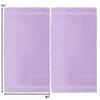 Alpine Swiss 100% Cotton Towel Set 2 Piece Soft and Absorbent 500 GSM Bath Towels 30" x 55" Lilac view 2