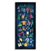Stupell Industries Outdoor Abc's, Design by Stephanie Workman Marrott Black Framed Wall Art, 13 x 30, Multi-Color view 1