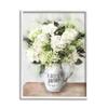 Stupell Industries Carpe Diem Motivation with White Hydrangea Bouquet view 1