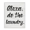 Stupell Industries Alexa Do The Laundry Black and White Brush Typography, 24x30 view 1