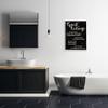 Stupell Industries Guest Rating Five Star Bathroom Black Funny Word Design view 3