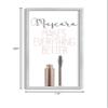 Stupell Industries Mascara Fashion Designer Modern Pink Word, Design by Kimberly Allen Gray Framed Wall Art, 13 x 30 view 3