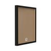 Stupell Industries La Toilette Aqua and Brown Scallop Shell Crest, Design by Bonnie Wrublesky Black Framed Wall Art, 16 x 20 view 4