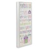 Stupell Industries Princess Rules Castle Typography, Design by Jo Moulton White Framed Wall Art, 13 x 30, Multi-Color view 3