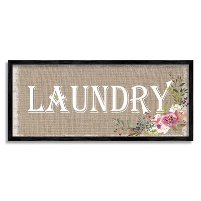 Stupell Industries Floral Linen Laundry
