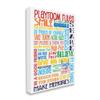 Stupell Industries Rainbow Playroom Rules Smile Textured view 1