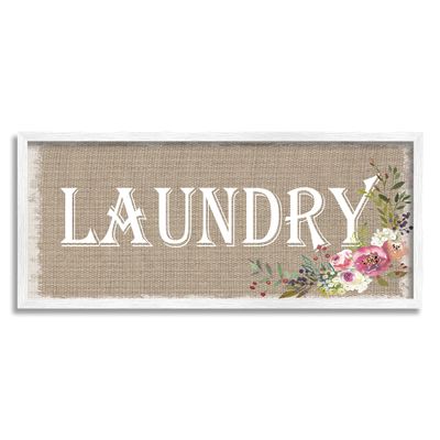 Stupell Industries Floral Linen Laundry