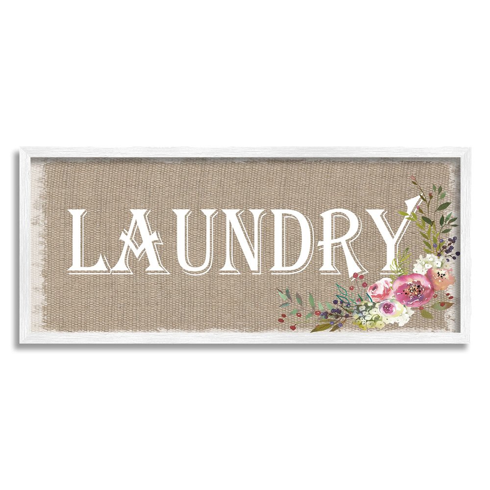 Stupell Industries Floral Linen Laundry