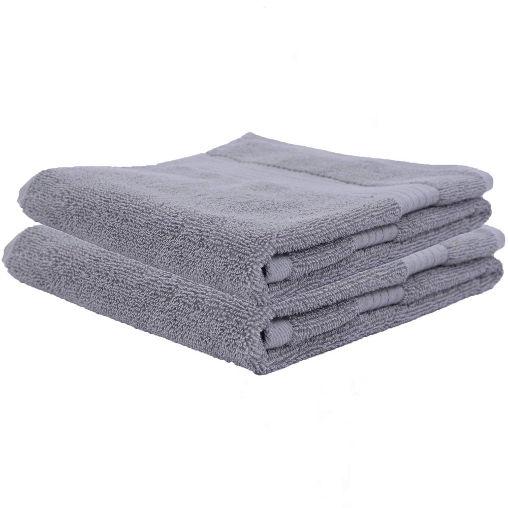 Alpine Swiss 100% Cotton Towel Set 2 Piece Soft and Absorbent 500 GSM Bath Towels 30" x 55" Gray