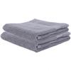 Alpine Swiss 100% Cotton Towel Set 2 Piece Soft and Absorbent 500 GSM Bath Towels 30" x 55" Gray view 1