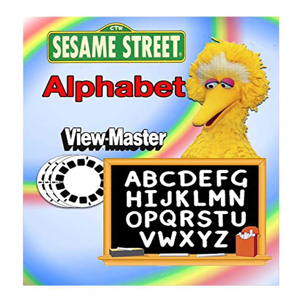 Alphabet - Sesame - ViewMaster - 3 reels with 21 3D images