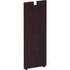 Lorell Espresso Laminate Desk Leg view 1