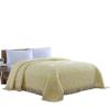 Beatrice Home Fashions Medallion Chenille Bedspread, Twin, Yellow view 1