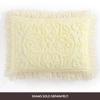 Beatrice Home Fashions Medallion Chenille Bedspread, King, Yellow view 4