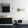 Stupell Industries Laundry Room Green Succulent Soft Textured Paper Look, Design by Jessica Mundo White Framed Wall Art, 13 x 30, Beige view 2