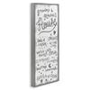 Stupell Industries Grandparents House Family Home Grey Neutral Word, Design by Daphne Polselli Gray Framed Wall Art, 13 x 30 view 3